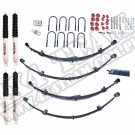 Suspension Lift Kit, 4 Inch, Shocks; 87-95 Jeep Wrangler YJ