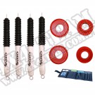 Suspension Coil Spring Spacer Kit, 2 Inch Lift, Shocks; 99-04 Jeep WJ