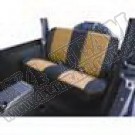 Pokrowiec tylnej kanapy Almond 65-95 Jeep CJ i Wrangler