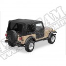 Plandeka Replace-A-Top z przyciemnianymi oknami/poszyciem drzwi Czarny Denim 88-95 Jeep Wrangler