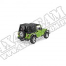 Replay plandeka przyciemniane okna Czarny Diamond 03-06 Jeep TJ Wrangler