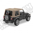 Plandeka Replace-A-Top przyciemniane okna ciemny Beż 97-02 Jeep TJ Wrangler