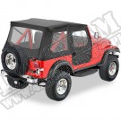 Plandeka ze stelażem Tigertop Szary 1976-1986 Jeep CJ