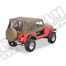 Plandeka ze stelażem Supertop z poszyciem drzwi Spice 88-95 Jeep YJ Wrangler