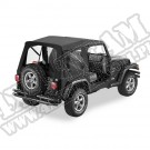 Plandeka ze stelażem Supertop Czarny Denim 97-06 Jeep TJ Wrangler