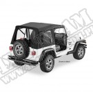 Plandeka ze stelażem Supertop Czarny Diamond 97-06 Jeep TJ Wrangler