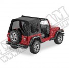 Plandeka ze stelażem Sunrider Czarny Diamond 03-06 TJ Wrangler
