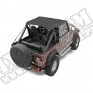 Daszek Bikini Top Czarny 76-91 Jeep CJ7 CJ8 i YJ Wrangler