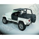 Daszek Bikini mocowany bez pasków Czarny 80-83 Jeep CJ5