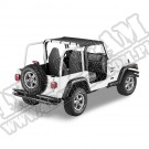 Daszek Header Bikini Czarny Denim 97-02 Jeep TJ Wrangler