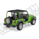 Daszek Safari Header Bikini Czarny Diamond 04-06 Jeep LJ Wrangler Unlimited