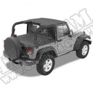Daszek Header Bikini Czarny Diamond 07-09 Jeep 2 drzwiowy JK Wrangler