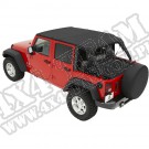 Daszek Safari Header Bikini Czarny Diamond 07-09 Jeep Wrangler Unlimited