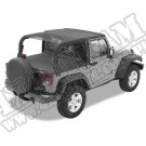 Daszek Safari Header Bikini Czarny Siatkowy 07-09 Jeep 2 drzwiowy JK Wrangler