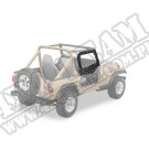 Poszycie nadstawek kowbojek Czarny Denim 97-06 Jeep TJ i LJ Wrangler