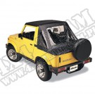 Plandeka Replace-A-Top Czarny 86-95 Suzuki Samurai
