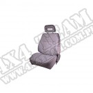 Seat, High-Back, Front, Left, Reclinable, Gray; 86-95 Suzuki Samurai