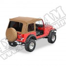 Plandeka ze stelażem Supertop przyciemniane okna Spice 76-86 Jeep CJ7 i 87-95 YJ Wrangler