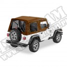 Plandeka ze stelażem Supertop przyciemniane okna Spice 87-95 Jeep YJ Wrangler