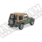 Plandeka ze stelażem Supertop z przyciemnianymi oknami/poszyciem drzwi Spice 97-02 Jeep TJ Wrangler