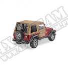 Plandeka ze stelażem Supertop przyciemniane okna/Doors Spice 97-06 Jeep TJ Wrangler