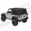 Plandeka ze stelażem Supertop Czarny Diamond 07-12 Jeep 2 drzwiowy JK Wrangler