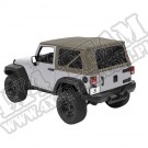 Plandeka ze stelażem Supertop Khaki Diamond 07-12 Jeep 2 drzwiowy JK Wrangler