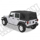 Plandeka ze stelażem Supertop Czarny Diamond 07-12 Jeep 4 drzwiowy JK Wrangler Unlimited