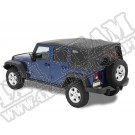 Plandeka ze stelażem Supertop NX Czarny Diamond 07-11 Jeep 4 drzwiowy JK Wrangler