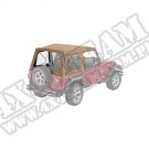 Plandeka ze stelażem Supertop Replacement Skin Spice 97-02 Jeep TJ Wrangler
