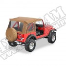 Plandeka ze stelażem Supertop Replacement Skin Spice 76-86 Jeep CJ/87-95 YJ Wrangler