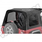 Zestaw przyciemnianych okien do plandeki Sunrider Sunrider Khaki Diamond 97-06 Jeep TJ Wrangler