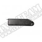 Czarny daszek przeciwsłoneczny, prawy; 03-06 Jeep Wrangler TJ