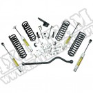 Zestaw liftu zawieszenia, 4 cale, z amortyzatorami; 07-18 Jeep Wrangler JK, 2 drzwiowy