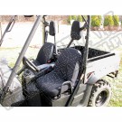 Seat Cover Kit, Fabric, Black; Yamaha UTV