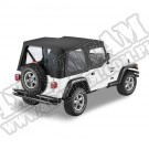 Plandeka PREMIUM z płótna Sailcloth Replace-A-Top Czarny 97-02 Jeep TJ Wrangler
