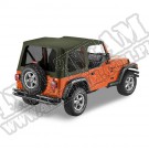 Plandeka PREMIUM z płótna Sailcloth Replace-A-Top Khaki Diamond 03-06 Jeep TJ Wrangler