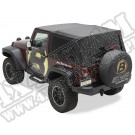 Plandeka PREMIUM z płótna Sailcloth Replace-A-Top Czarny Diamond 2010 Jeep 2 drzwiowy JK Wrangler