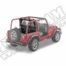 Tylna osłona kabiny przed wiatrem Windjammer Czarny Denim 97-02 Jeep TJ Wrangler