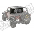 Tylna osłona kabiny przed wiatrem Windjammer Czarny 07-12 Jeep 2 drzwiowy Wrangler 