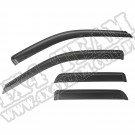 Zestaw owiewek, czarny mat, 09-14 Ram 1500 Quad Cab Pickup