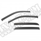 Zestaw owiewek, czarny mat, 09-14 Ford F150 Crew Cab Pickup