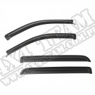 Zestaw owiewek, czarny mat, 04-08 Ford F150 Crew Cab Pickup
