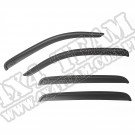 Zestaw owiewek, czarny mat, 05-13 Toyota Tacoma Double Cab Pickup