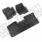 Floor Liner Kit, Black; 15-17 Ford F-150