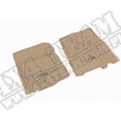 Dywaniki,przód,j. brąz,97-03 Ford F-150/Expedition/Blackwood/Navigator
