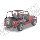 Tylna osłona przestrzeni ładunkowej Duster Czarny Denim 97-02 Jeep Wrangler z plandeką Supertop