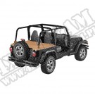 Tylna osłona przestrzeni ładunkowej Duster Spice 97-02 Jeep Wrangler z plandeką Supertop