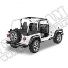 Tylna osłona przestrzeni ładunkowej Duster Czarny Denim 92-95 Jeep YJ Wrangler