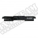Dash Panel, Embossed Jeep/AMC Logo, Black; 76-86 Jeep CJ